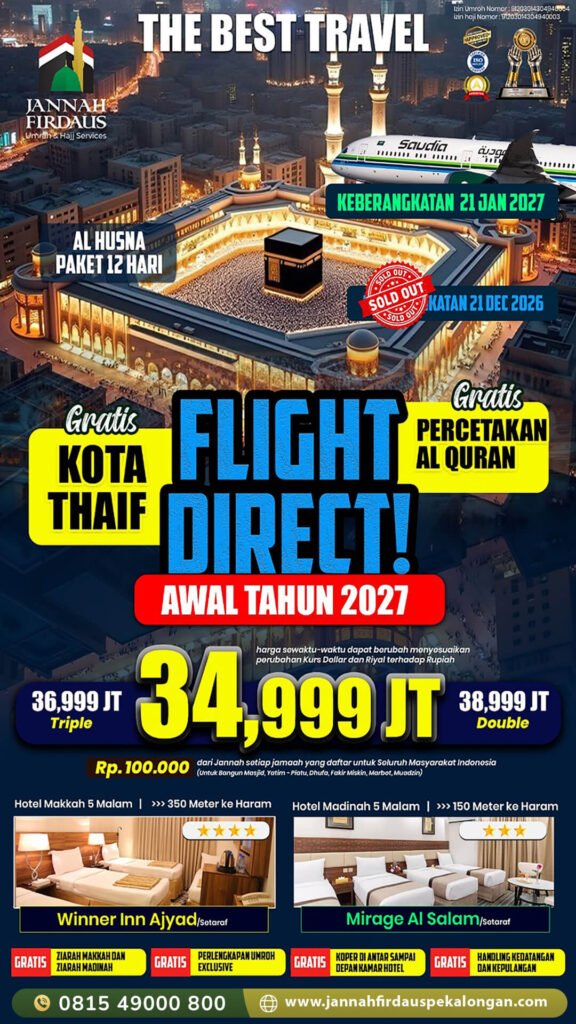 umroh awal tahun 2027 alhusna