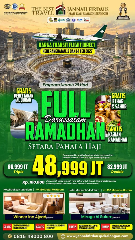 umroh full ramadhan 2027 darussalam