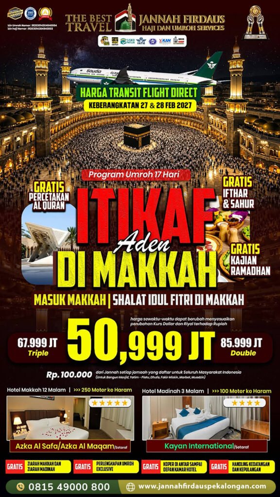 umroh itikaf ramadhan 2027 aden