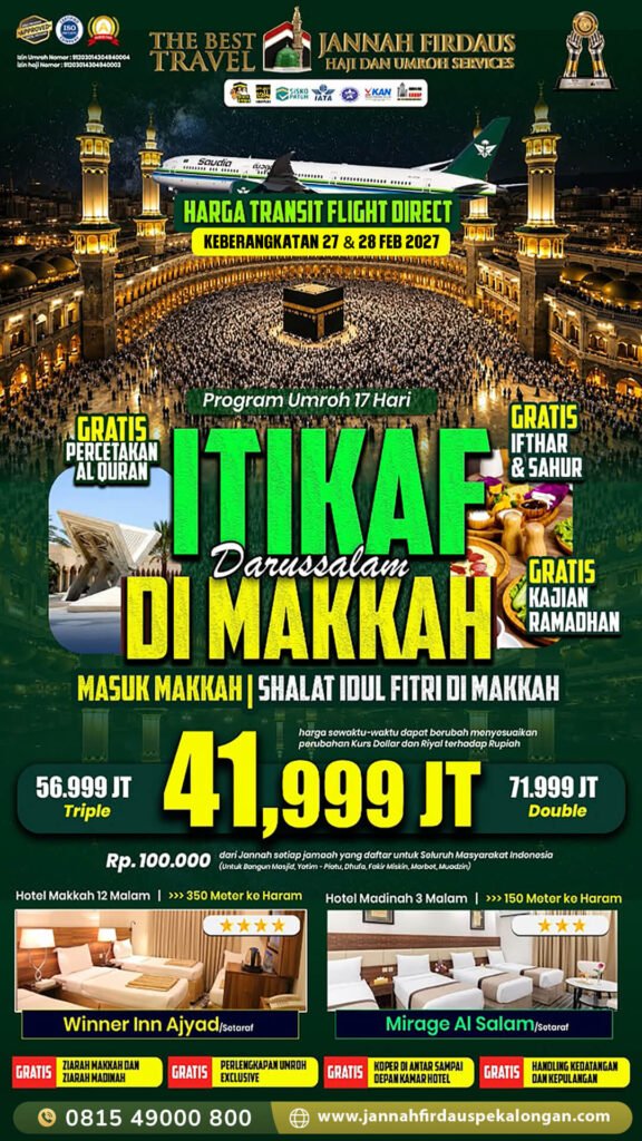 umroh itikaf ramadhan 2027 darussalam