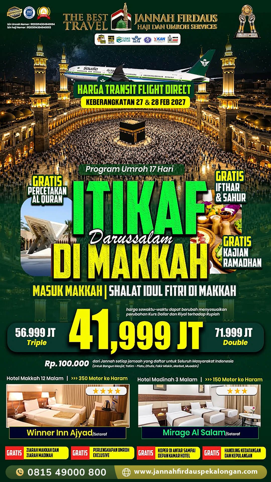umroh itikaf ramadhan 2027 darussalam