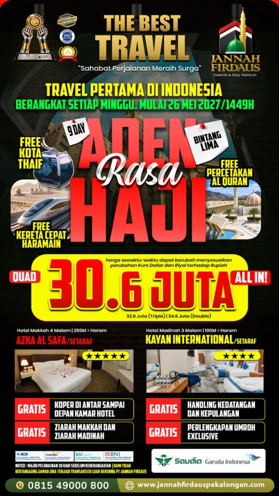 umroh new season 1449 hijriah aden jannah firdaus pekalongan