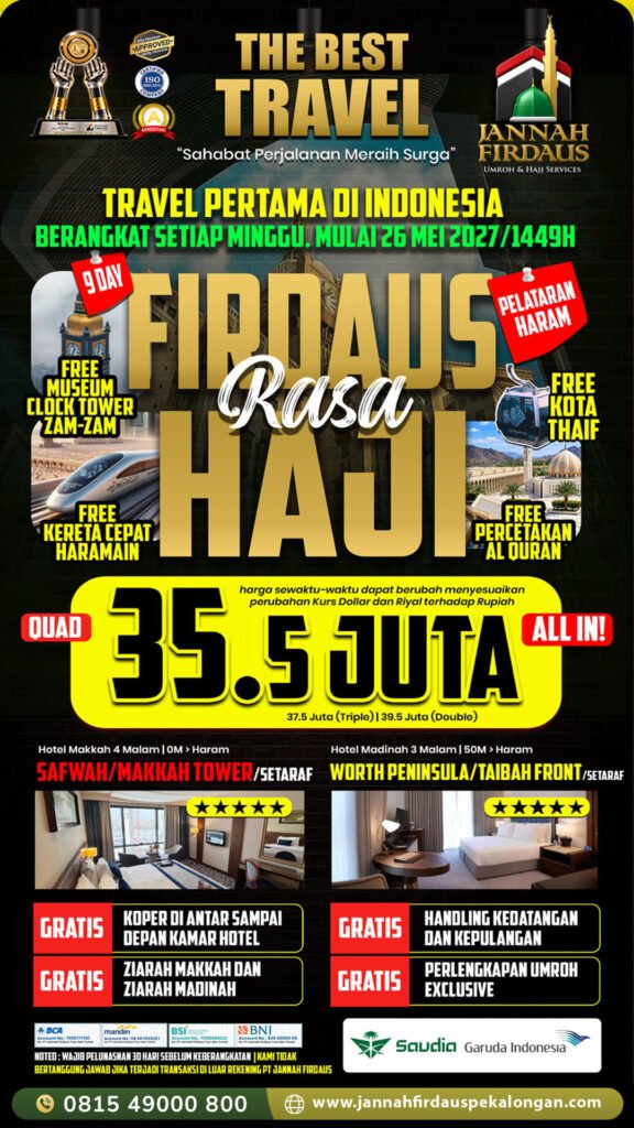 umroh new season 1449 hijriah firdaus jannah firdaus pekalongan